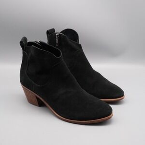 UGG Australia Kingsburg Bootie‎ Women's Size 8 Western Block Heel Black Casual